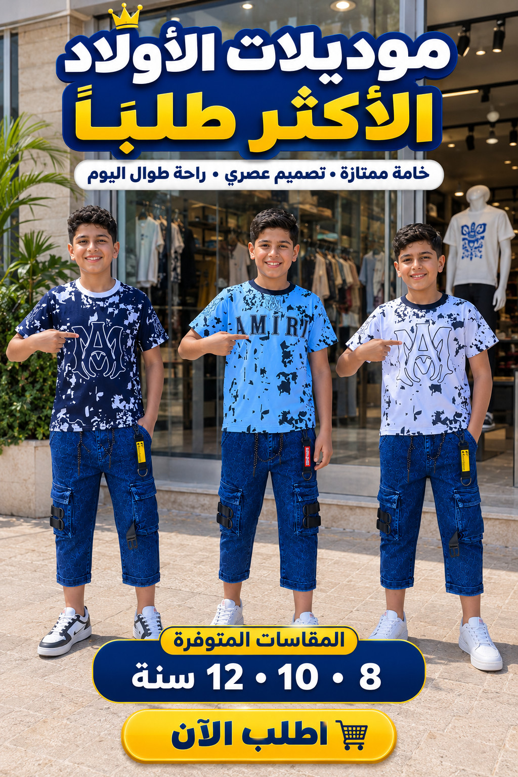 بدلة AMIRI الفاخرة