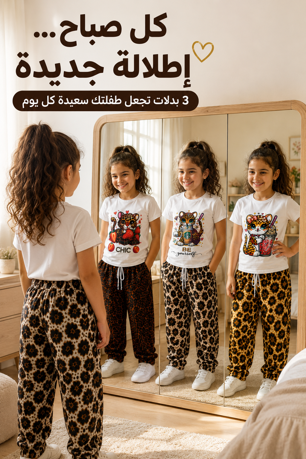 مجموعة بدلات بنات صيفية