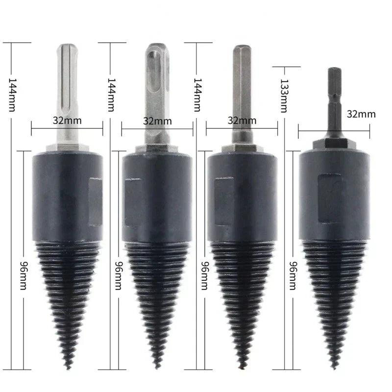 WoodCrack Pro Drill Set – Fast, Easy Firewood Splitting